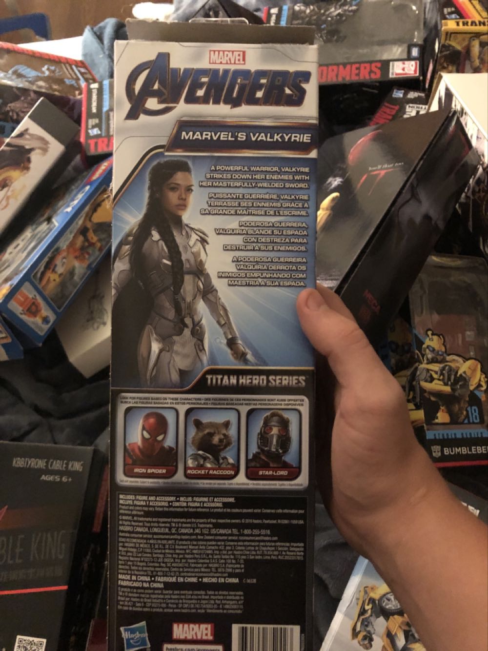 Avengers - Valkyrie - Hasbro (12” Marvel Super Hero) action figure collectible [Barcode 630509752423] - Main Image 2