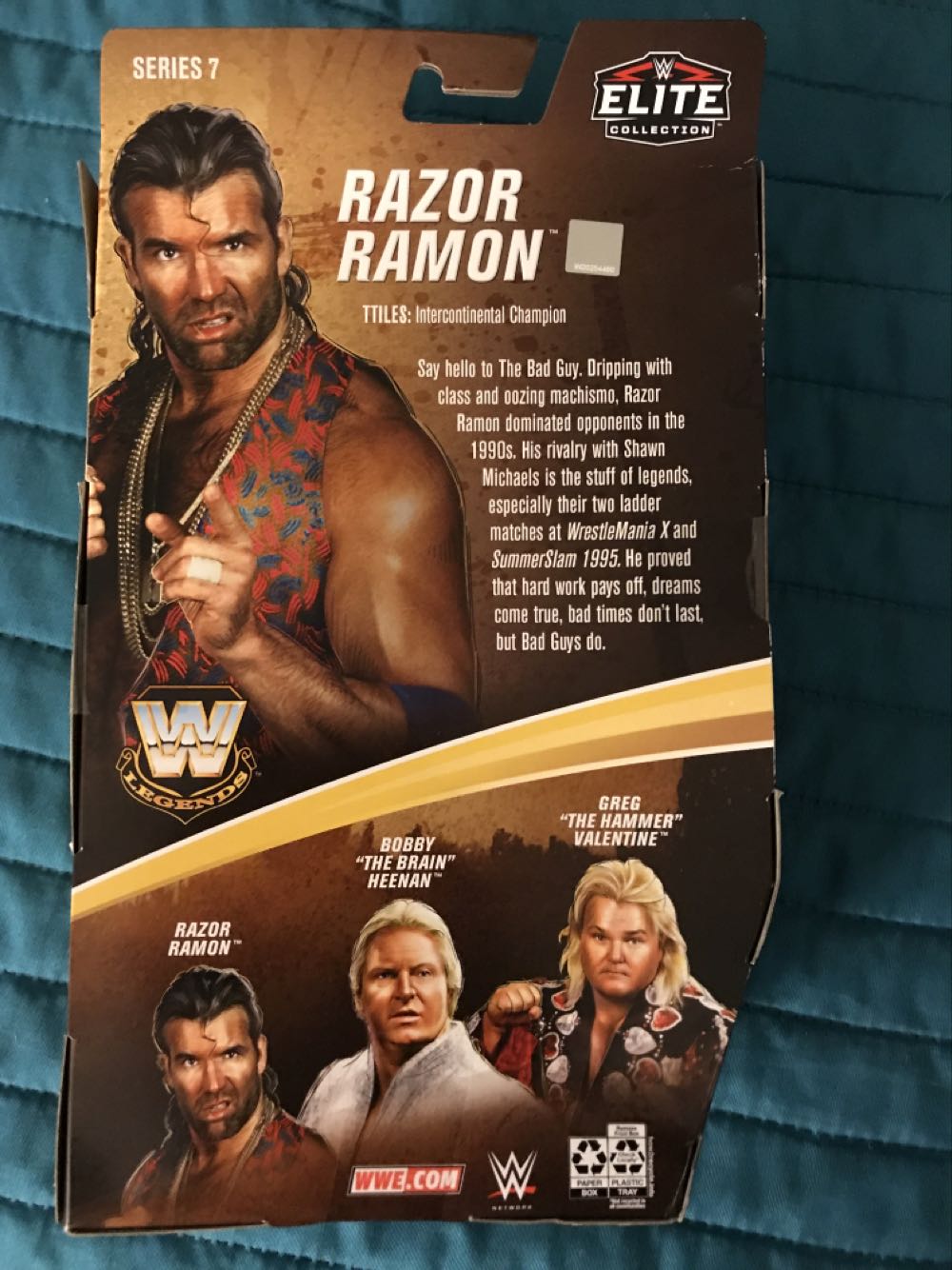 Razor Ramon - Mattel Wwe (WWE Mattel Elite Legends Series 7 Target Exclusive) action figure collectible [Barcode 887961906639] - Main Image 2