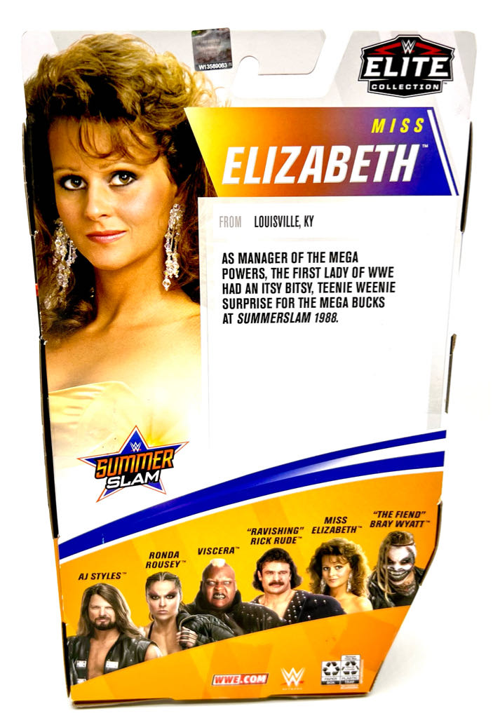 Miss Elizabeth - Mattel (WWE Elite SummerSlam Series) action figure collectible [Barcode 887961833652] - Main Image 2