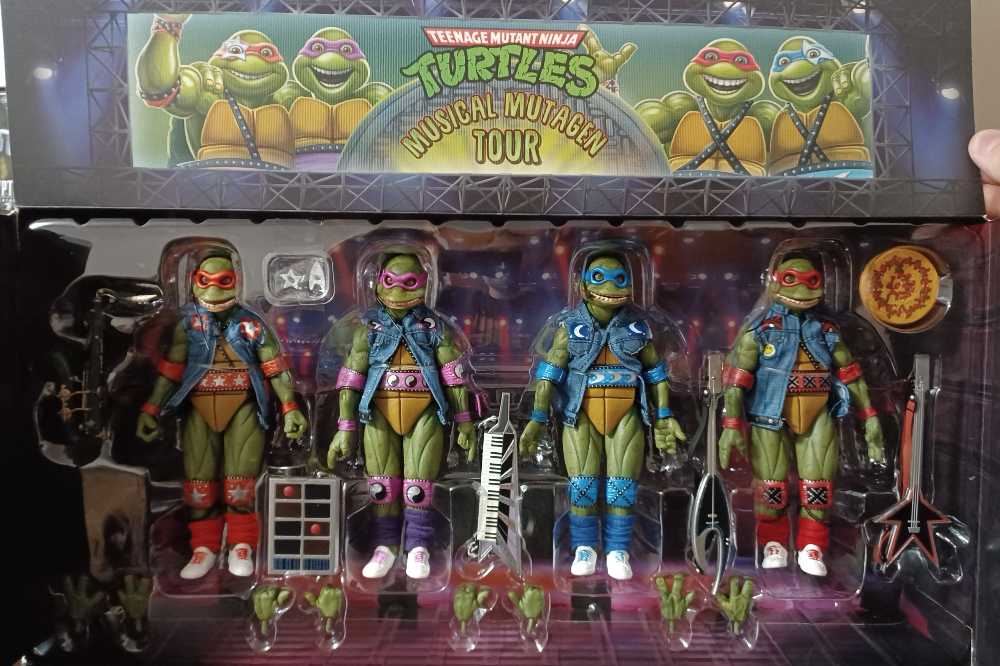 Neca - Mutagen Tour (Music) - Neca/Reel Toys (SDCC 2020 Exclusive) action figure collectible [Barcode 634482541357] - Main Image 4
