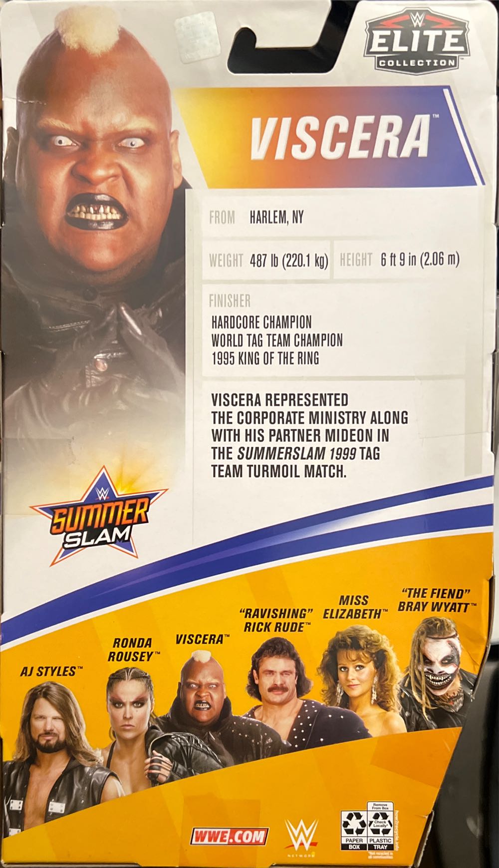 Viscera - Mattel (WWE Elite Collection) action figure collectible [Barcode 887961833690] - Main Image 3