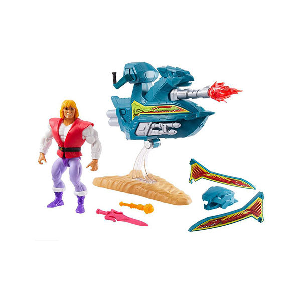 MOTU Collection Prince Adam with Sky Sled - Mattel (Masters Of The Universe Origins) action figure collectible [Barcode 887961893243] - Main Image 4