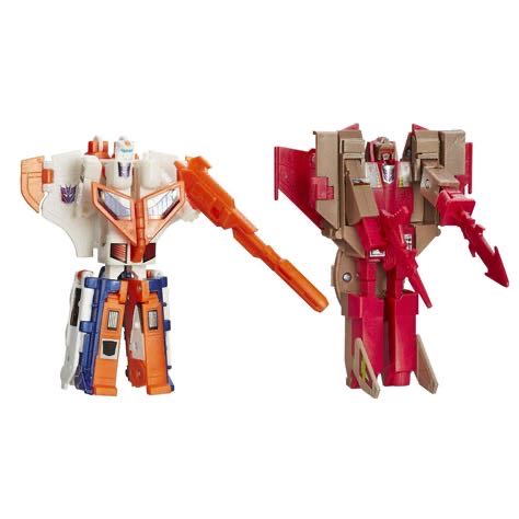 Decepticon Triple Changers - Blitzwing, and Astrotrain - Hasbro (Platinum Edition) action figure collectible - Main Image 2