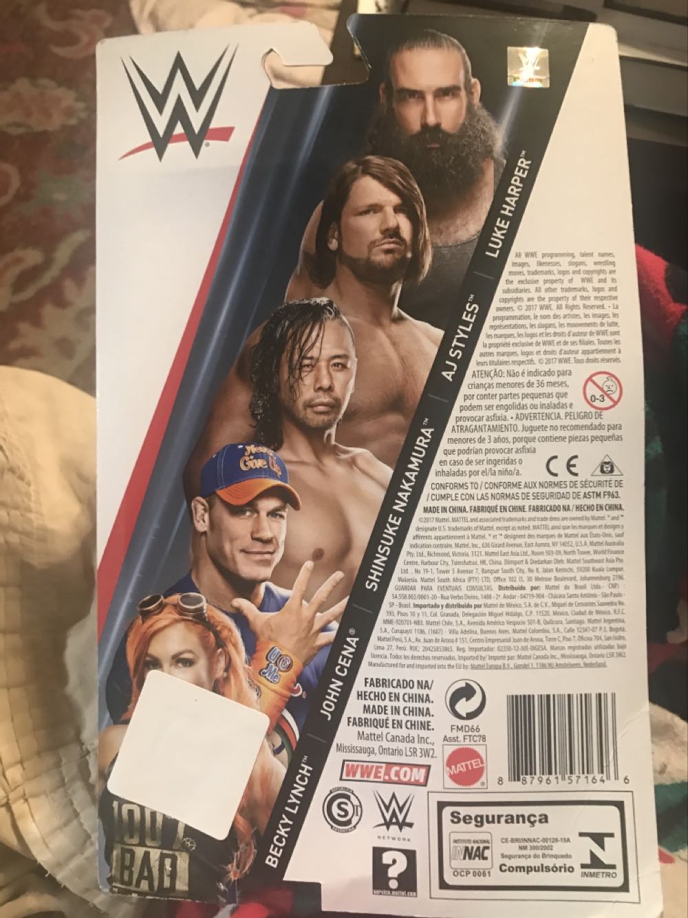 WWE: Shinsuke Nakamura - Mattel Wwe (WWE Series 82) action figure collectible [Barcode 887961571646] - Main Image 3