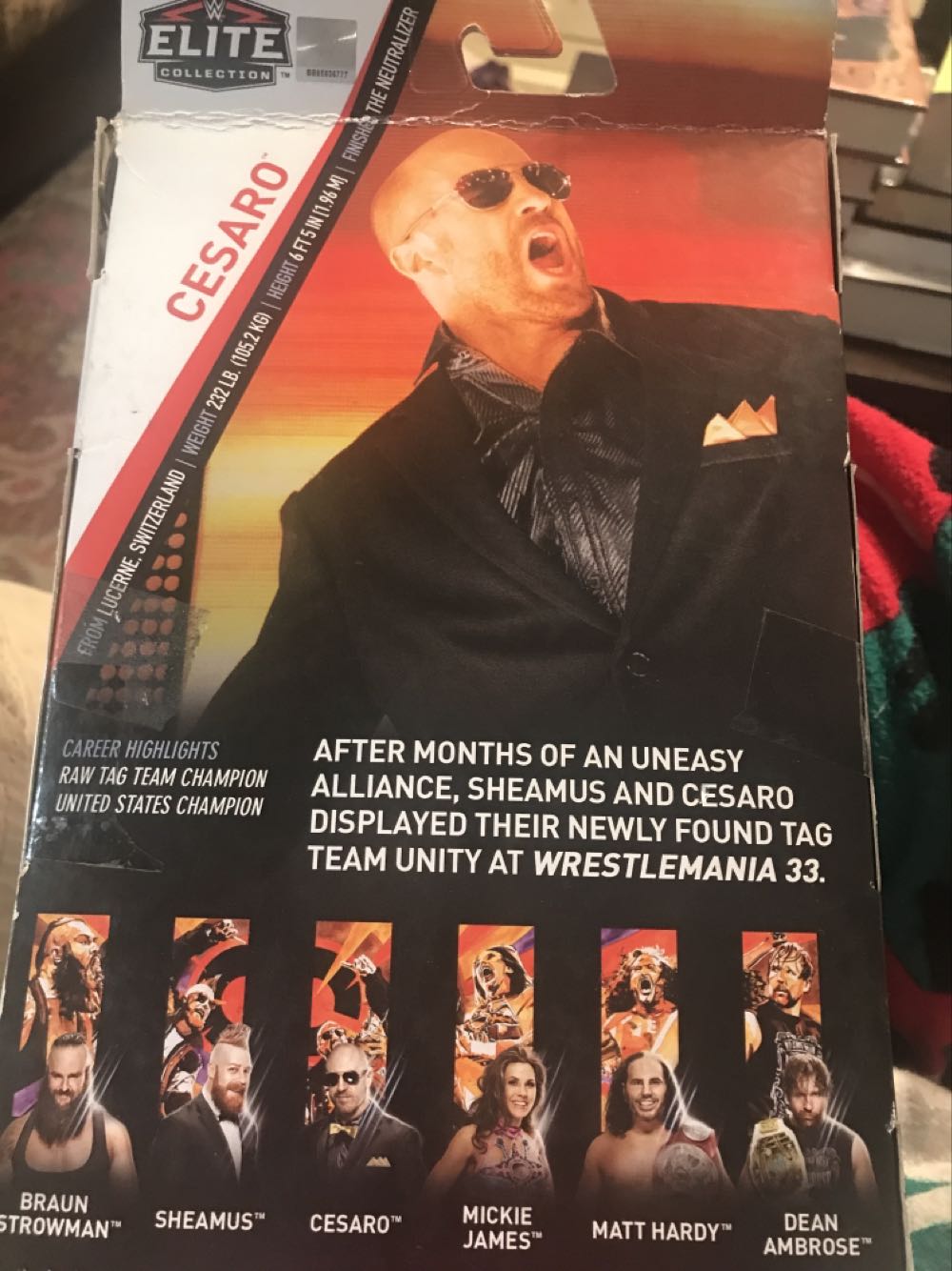 WWE: Cesaro - Mattel Wwe (WWE Elite Series 58) action figure collectible - Main Image 3