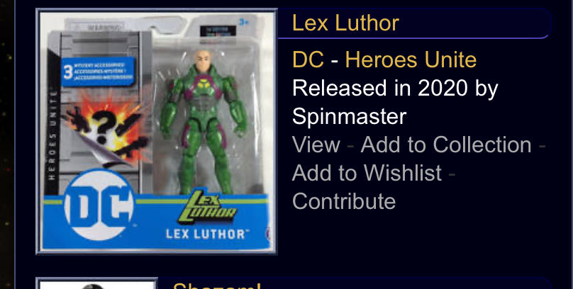 Spin Master Lex Luther  action figure collectible - Main Image 1