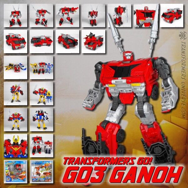Ganoh: Go! - Hasbro/Takara (Transformers Go!) action figure collectible - Main Image 2