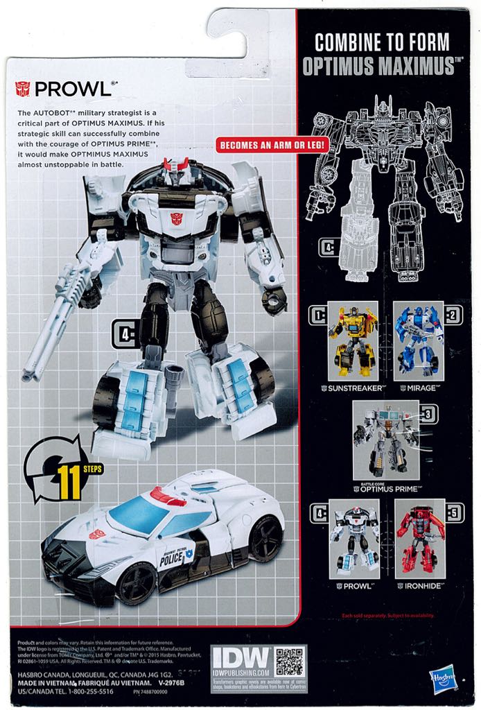Optimus Maximus Prowl - Hasbro/Takara (Transformers Combiner Wars) action figure collectible - Main Image 2