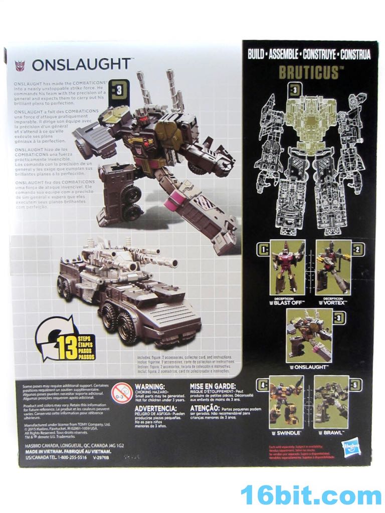 Combaticons Onslaught - Hasbro/Takara (Transformers Combiner Wars) action figure collectible - Main Image 2