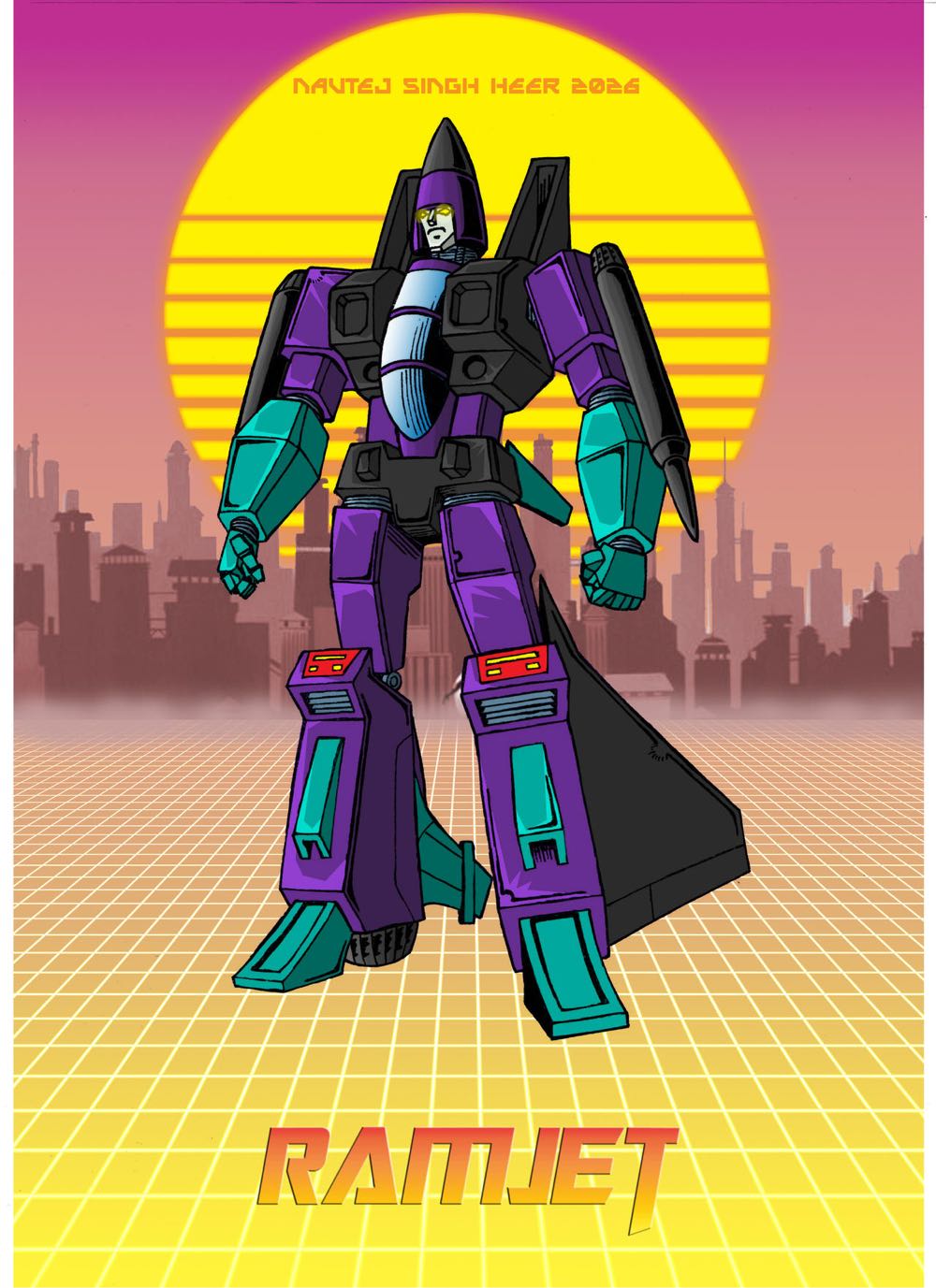 Transformers G2 Ramjet - Hasbro (Transformers Generation 2) action figure collectible - Main Image 6