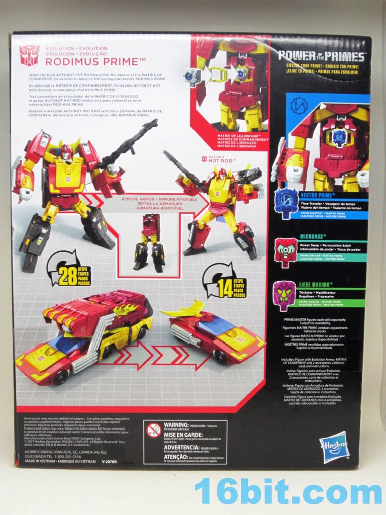 Hot Rod/Rodimus Prime - Hasbro/Takara (Transformers Power Of The Primes) action figure collectible - Main Image 2