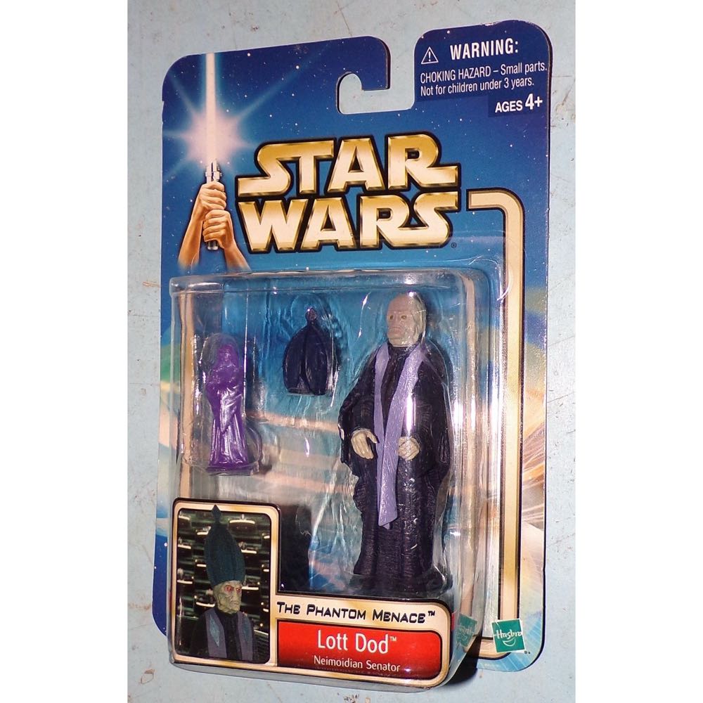 Lott Dod (NeimoidianSenator) #02/51 - Hasbro (Star Wars Saga 2002-2004) action figure collectible [Barcode 076930849132] - Main Image 3