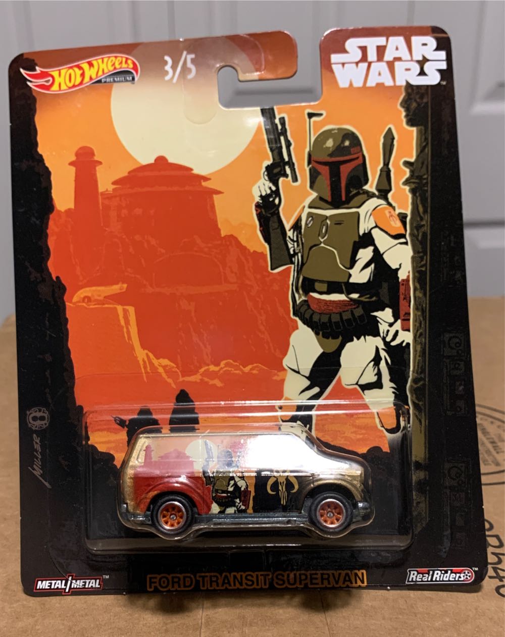 Hot Wheels Star Wars Pop Culture Vans Boba Fett 2019 - Hot Wheels from Mattel (Star Wars Hot Wheels) action figure collectible [Barcode 887961707625] - Main Image 2