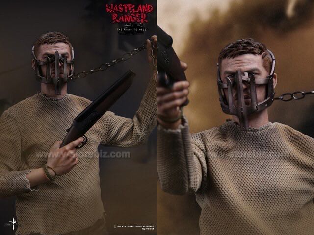 (1/6 Parts) VTW Wasteland Ranger Mad Max Tom Hardy Head + Face Mask - VTS (1/6 Male Head) action figure collectible - Main Image 2
