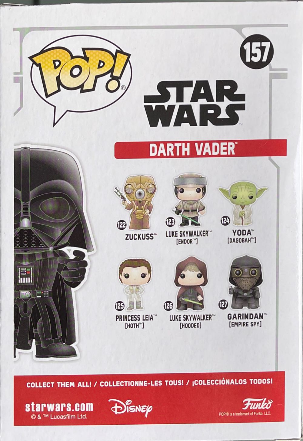 DARTH VADER 157 - Funko (Star Wars) action figure collectible [Barcode 889698380195] - Main Image 2