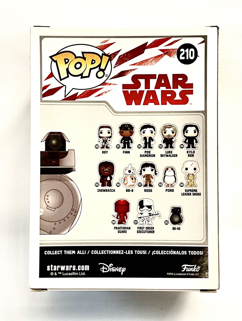 #210 Resistance BB Unit - Funko (Funko Pop!) action figure collectible [Barcode 889698147620] - Main Image 2