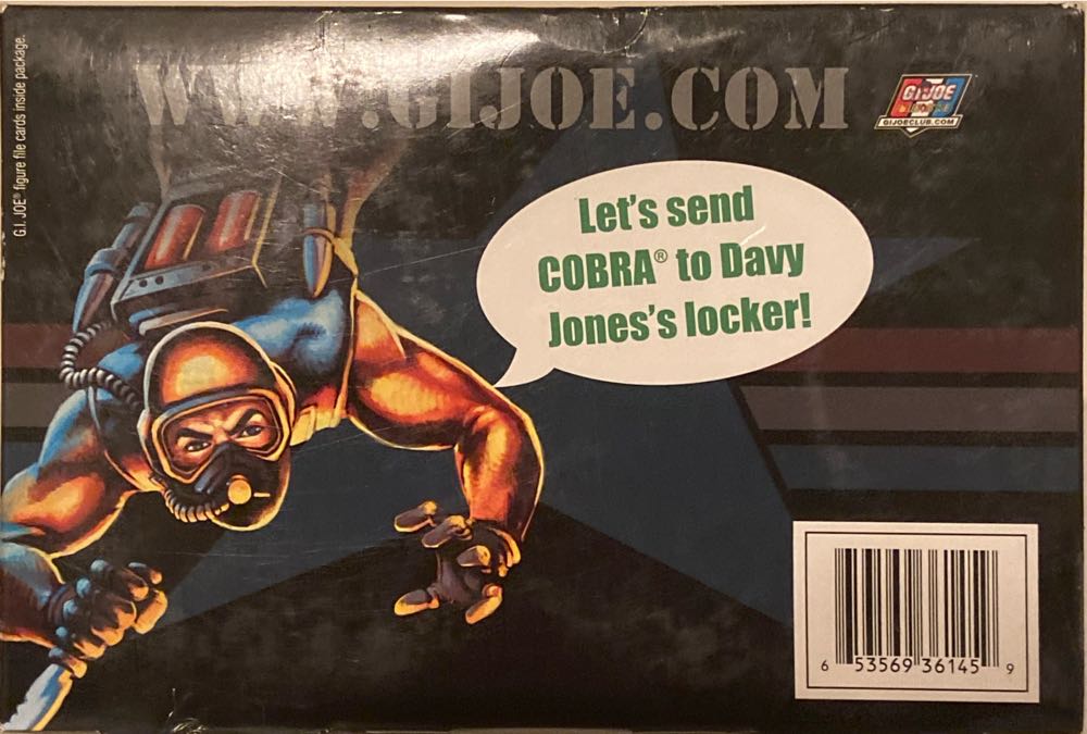 G.I. Joe - Set 2 of 3 G.I. Joe Sea Command - Hasbro (G.I. Joe - 3 Pack) action figure collectible [Barcode 653569361459] - Main Image 3