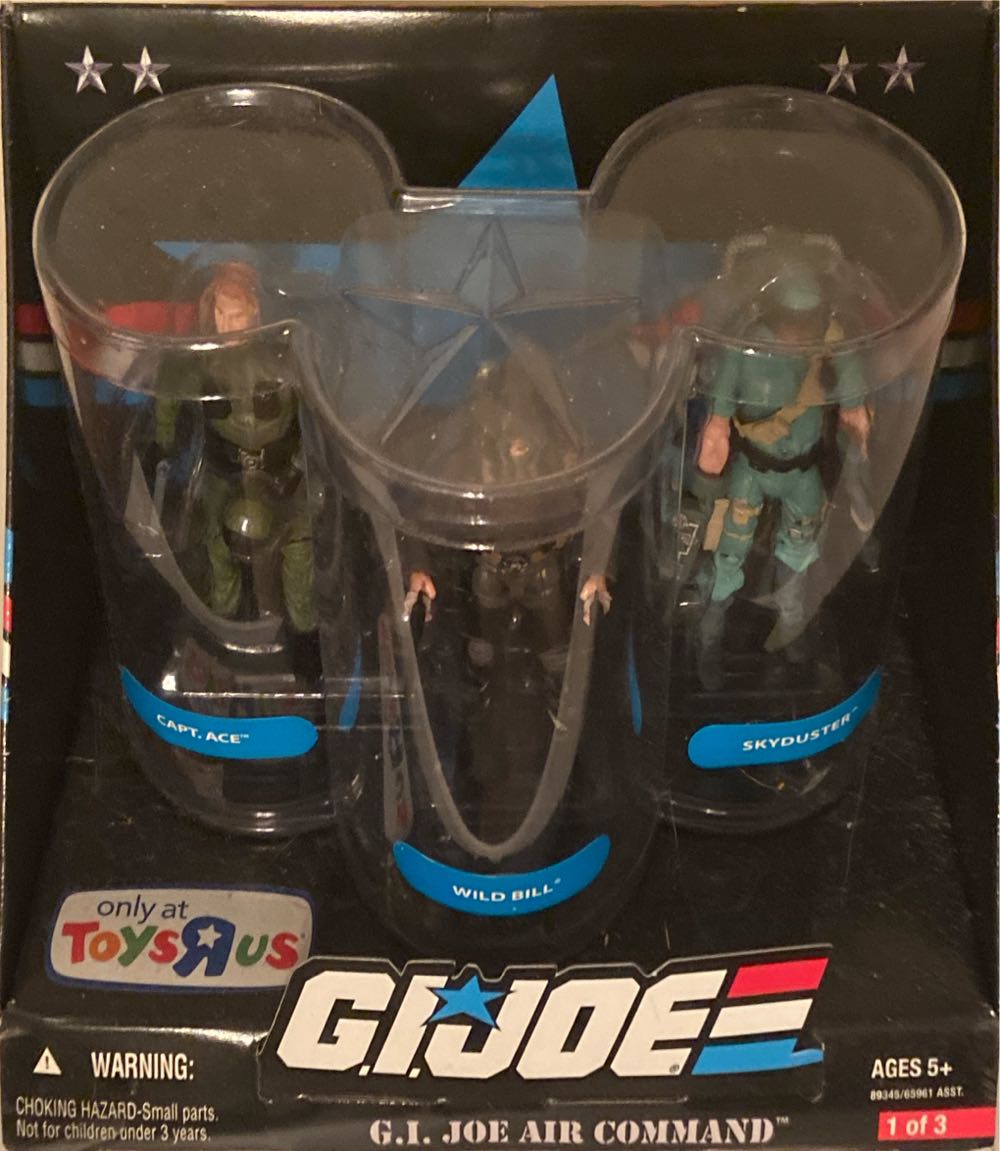 G.I. Joe - Set 1 of 3 G.I. Joe Air Command 3 Pack - Hasbro (G.I. Joe - 3 Pack) action figure collectible [Barcode 653569361442] - Main Image 4