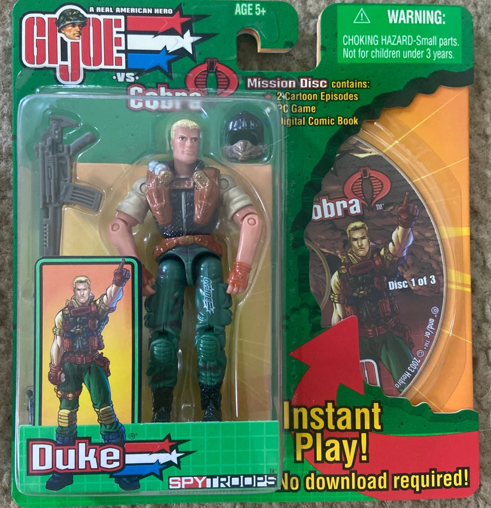 G.I. Joe Spy Troops: Duke - Hasbro (G.I. Joe vs Cobra: Spy Troops) action figure collectible [Barcode 076930554340] - Main Image 1