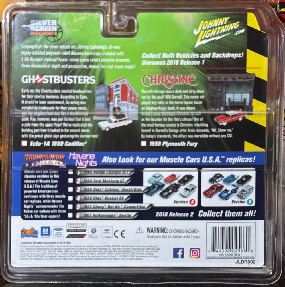 Ghostbusters Headquarters Echo-1A 1959 Cadillac - Johnny Lightning (Ghostbusters) action figure collectible [Barcode 849398025680] - Main Image 2