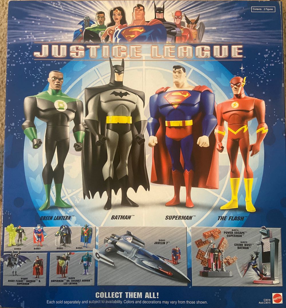 Justice League Unlimited: Batman / Green Lantern - Mattel / DC Universe (DC Universe: Justice League Unlimited) action figure collectible [Barcode 027084103472] - Main Image 2