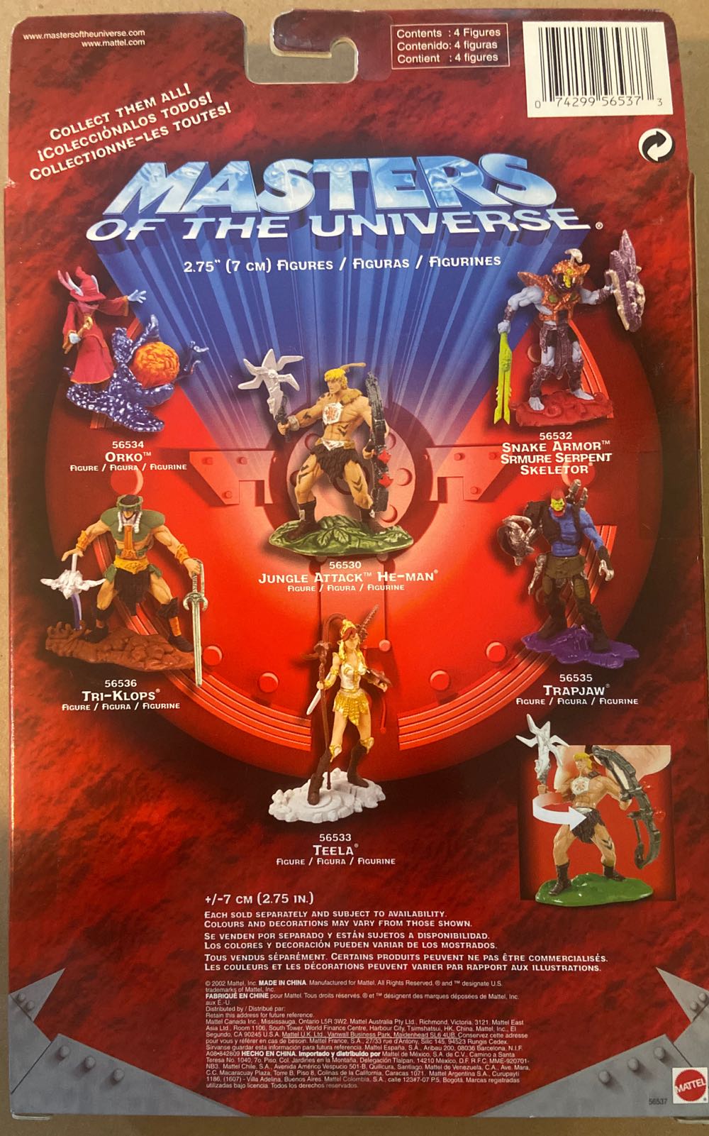 Masters Of The Universe: Heroes vs Villains #1 Gift Pack - Mattel (Masters Of The Universe) action figure collectible [Barcode 074299565373] - Main Image 2