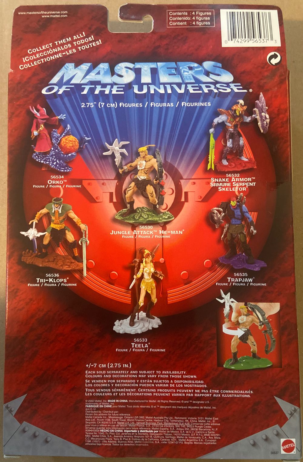 Masters Of The Universe: Heroes vs Villains Gift Pack - Mattel (MOTU) action figure collectible [Barcode 074299565373] - Main Image 2