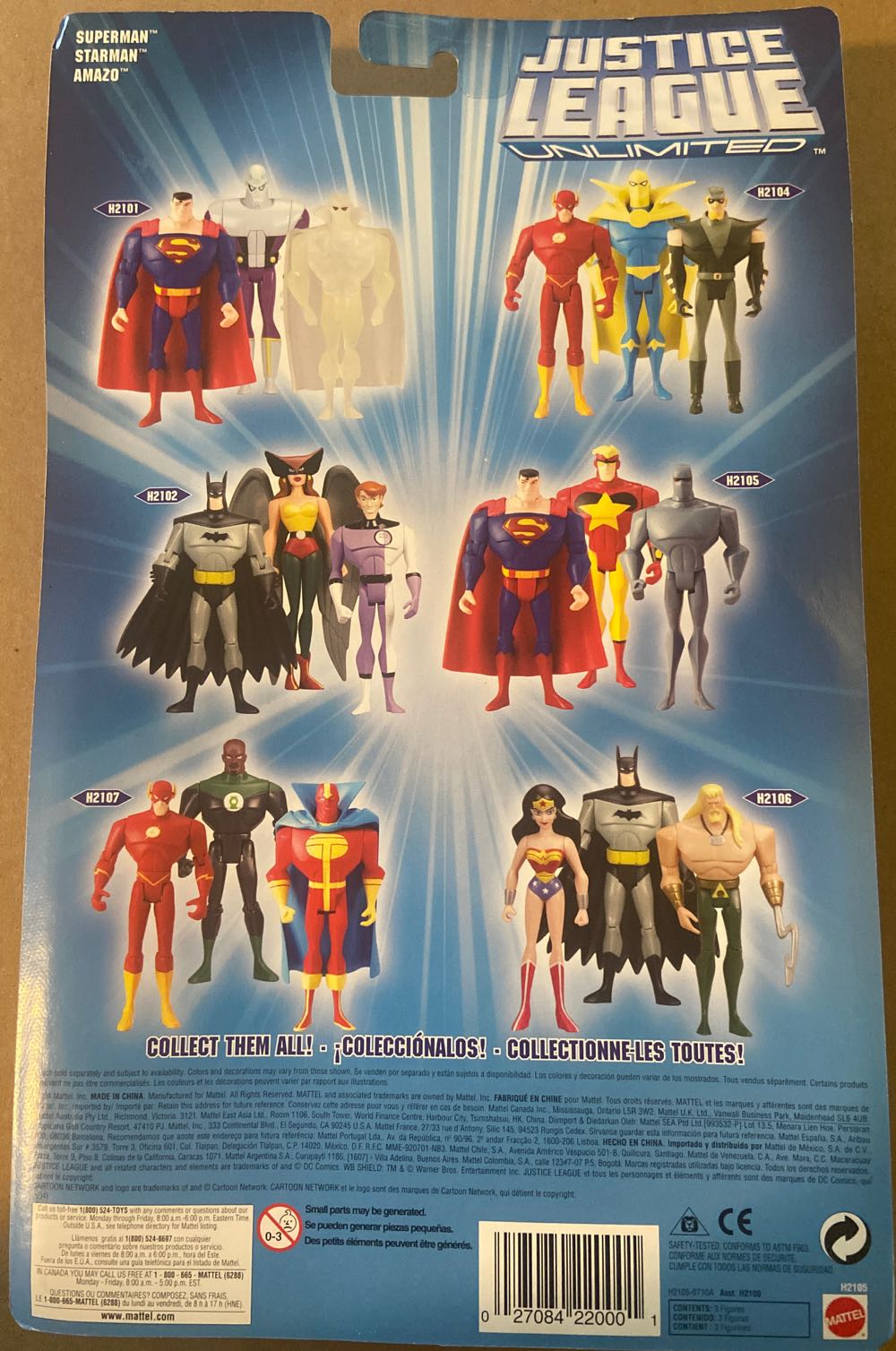 Justice League Unlimited: E.457 “The Return” 3-Pack - Mattel / DC Universe (DC Universe: Justice League Unlimited) action figure collectible [Barcode 027084220001] - Main Image 2