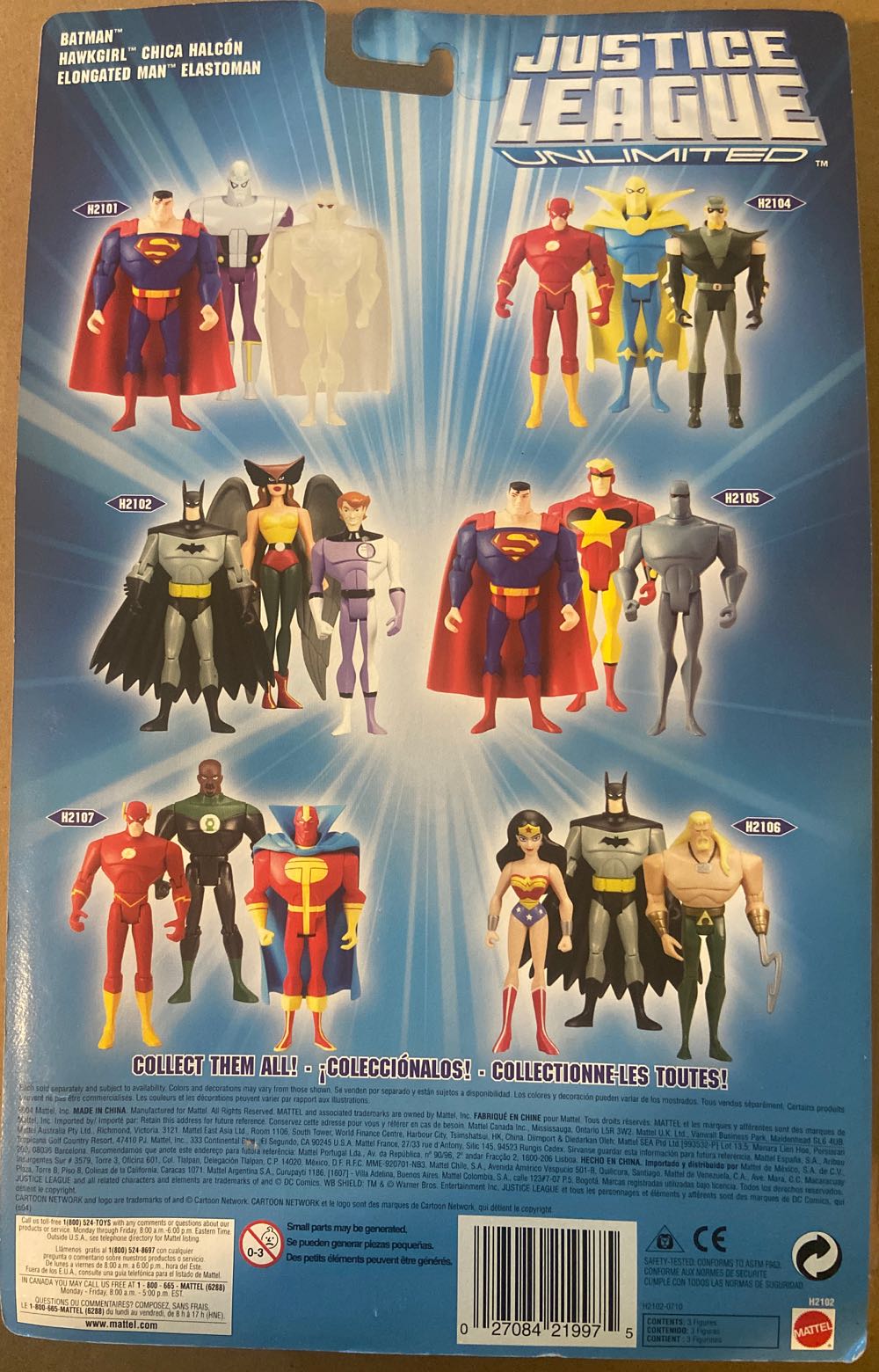 Justice League Unlimited: E.458 “The Greatest Story Never Told 3-Pack - Mattel / DC Universe (Justice League Unlimited) action figure collectible [Barcode 027084219975] - Main Image 2