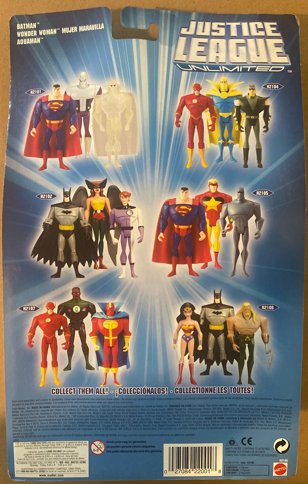 Justice League Unlimited: E.459 “The Ultimatum” 3-Pack - Mattel / DC Universe (DC Universe: Justice League Unlimited) action figure collectible [Barcode 027084220018] - Main Image 2