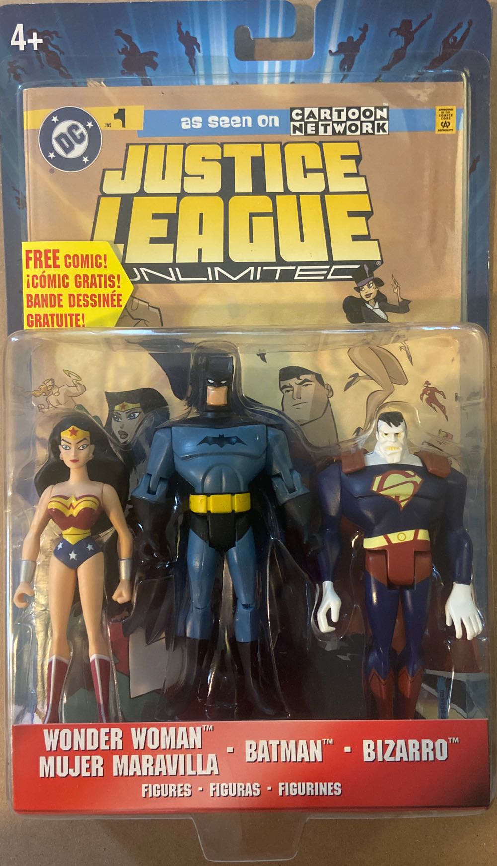 Wonder Woman, Batman, Bizarro - Mattel / DC Universe (Justice League Unlimited) action figure collectible [Barcode 027084299410] - Main Image 1