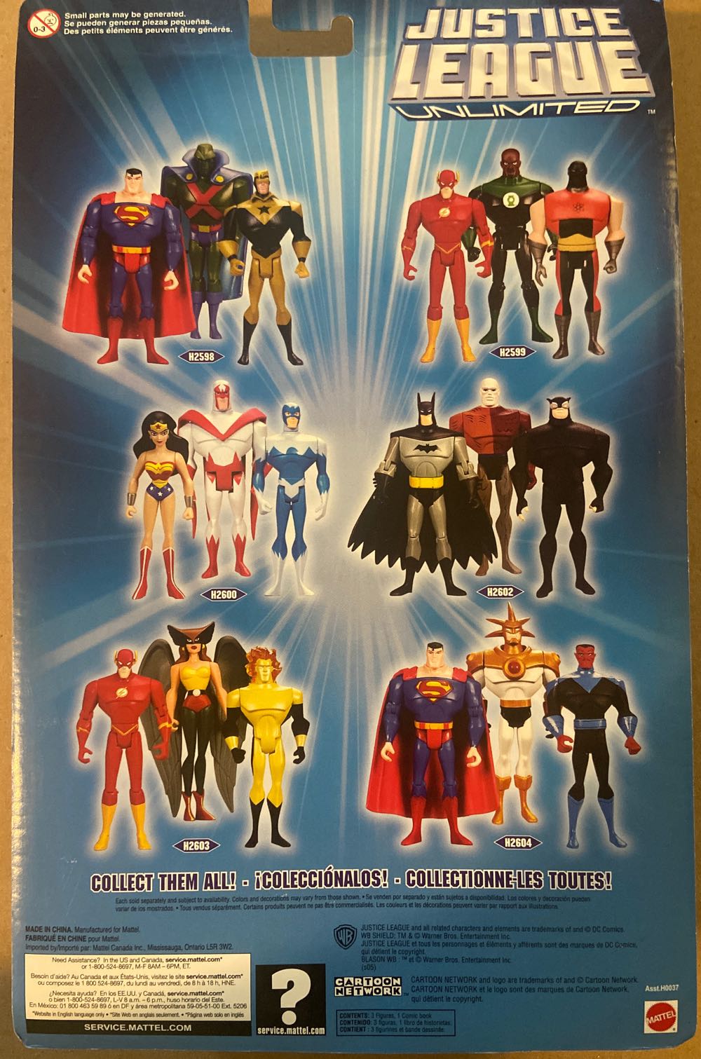 Wonder Woman, Batman, Bizarro - Mattel / DC Universe (Justice League Unlimited) action figure collectible [Barcode 027084299410] - Main Image 2