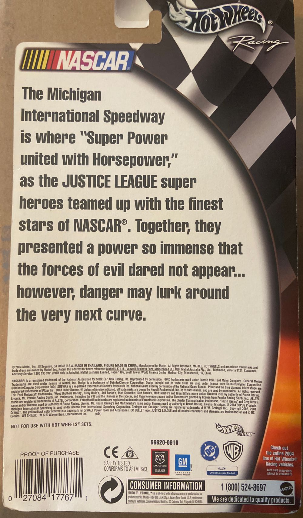 Justice League/Hot Wheels: Wonder Woman / Ricky Rudd - Mattel (Justice League / Hot Wheels) action figure collectible [Barcode 027084177671] - Main Image 2