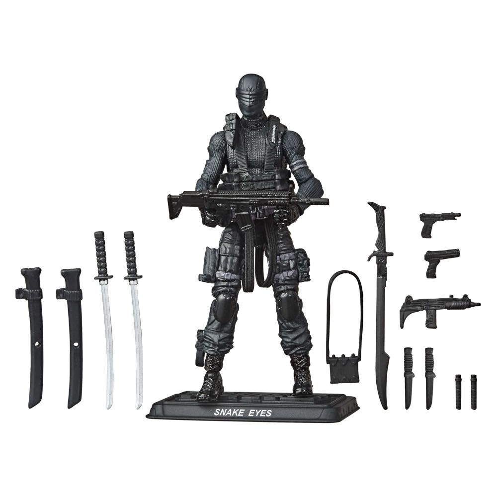 G.I. Joe (Retro) - Snake Eyes - Hasbro (G.I. Joe Retro Collection) action figure collectible [Barcode 5010993723003] - Main Image 3