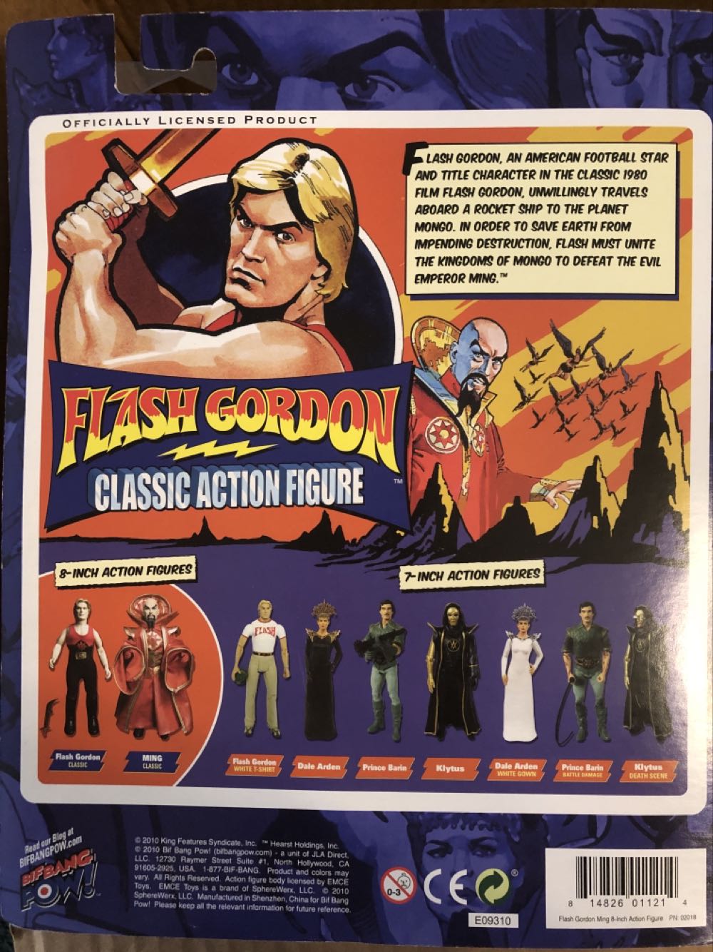 Sci-Fi Flash Gordon Ming The Merciless - Bif Bang Pow! (Flash Gordon) action figure collectible [Barcode 814826011214] - Main Image 2