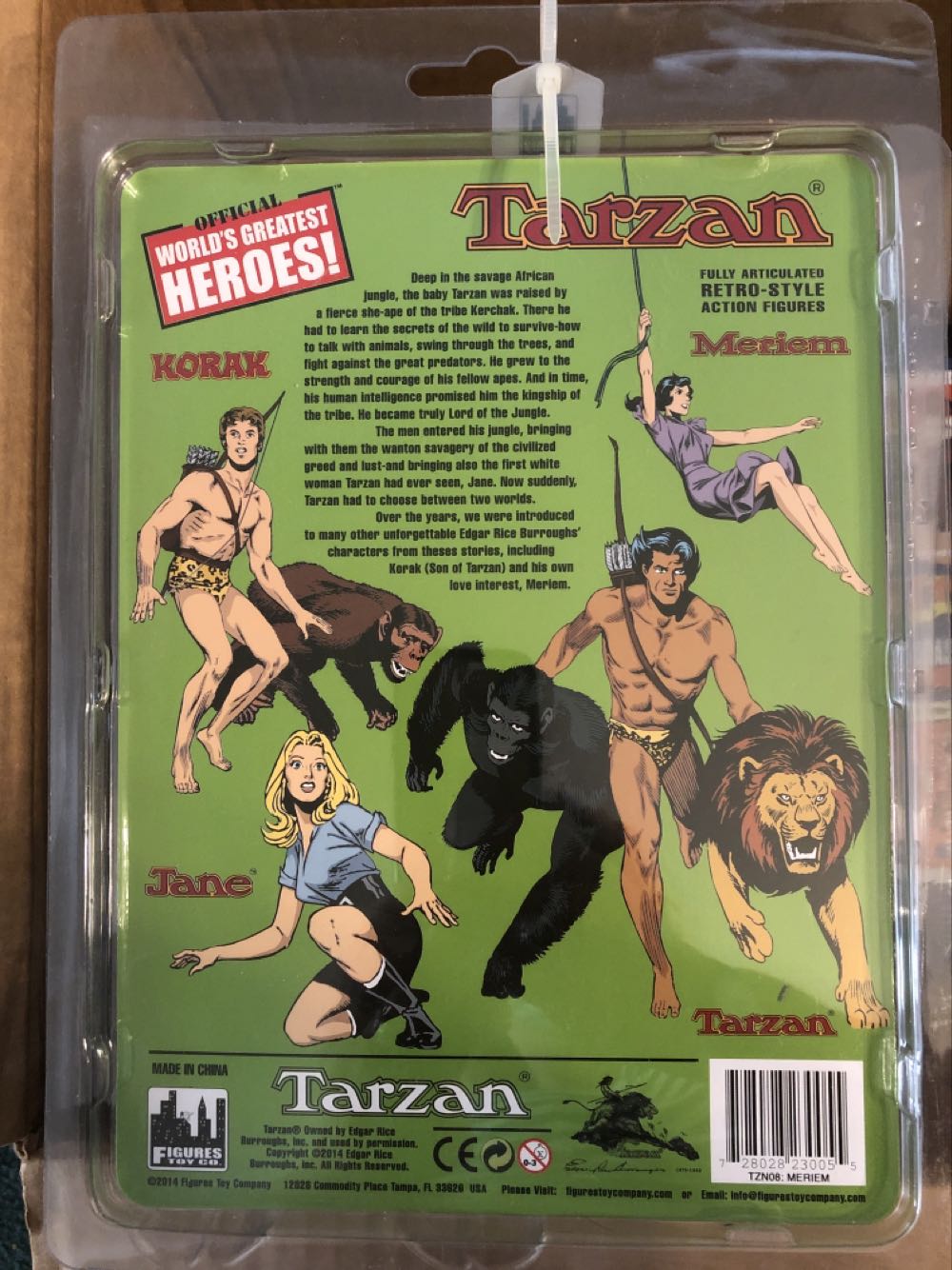 Tarzan-Meriem - Figures Toy Company (Tarzan) action figure collectible [Barcode 728028230055] - Main Image 2