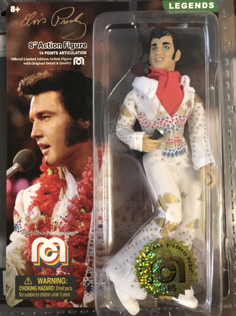 Elvis Presley (Aloha Jumpsuit) - MEGO Corp. (Legends) action figure collectible [Barcode 850002478785] - Main Image 1