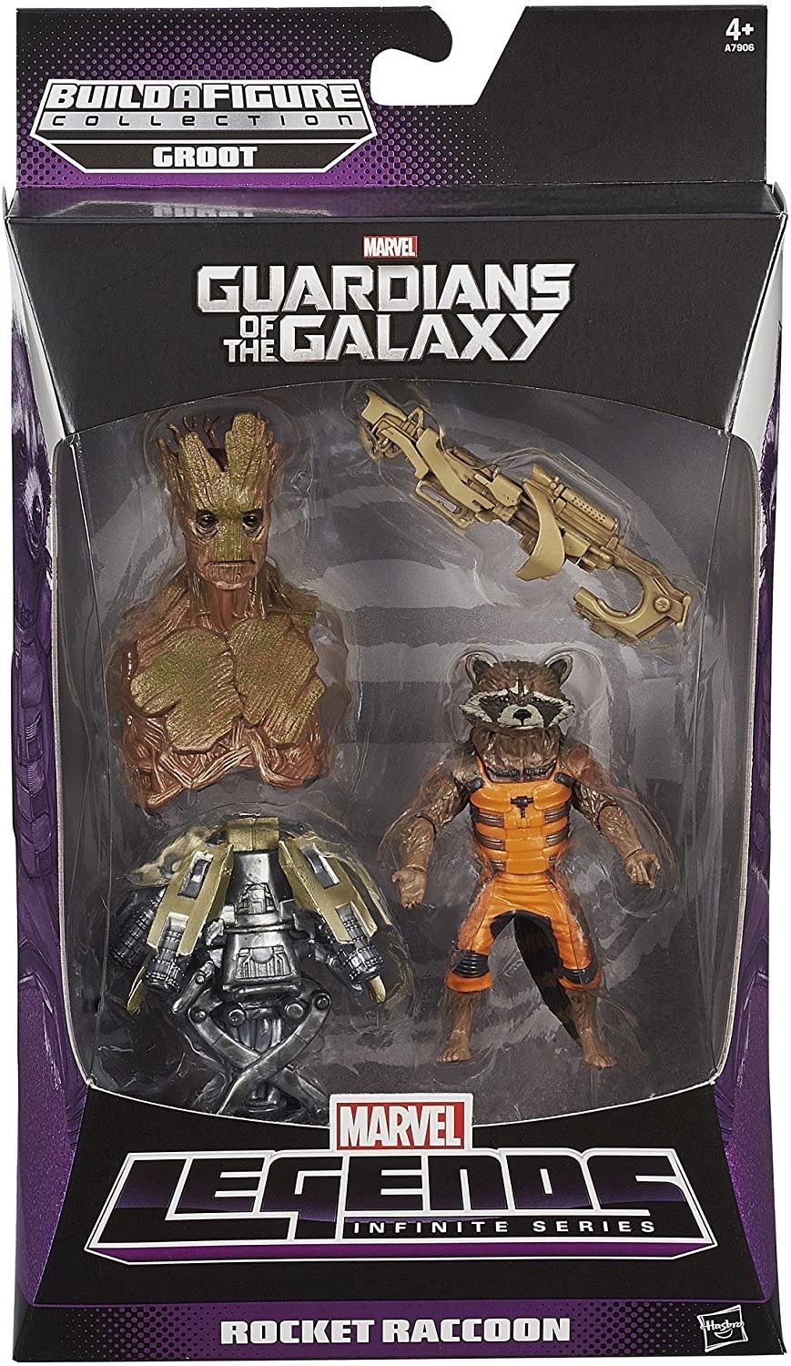 Rocket Raccoon - Hasbro (MCU Groot Wave) action figure collectible - Main Image 2