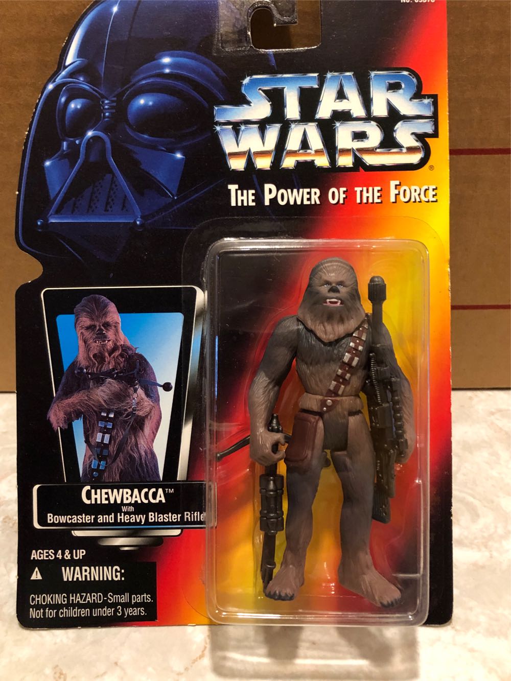 Chewbacca - Hasbro (Star Wars Power Of The Force (Red Card)) action figure collectible [Barcode 076281695785] - Main Image 3