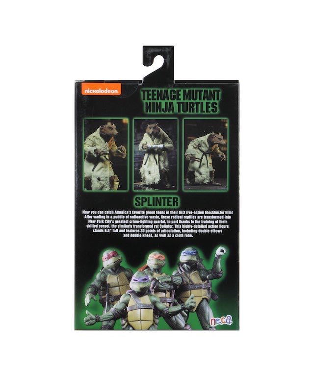 TMNT 1: The Movie - Splinter - Neca / Reel Toys (Ninja Turtles: Next Mutation) action figure collectible [Barcode 634482541104] - Main Image 2