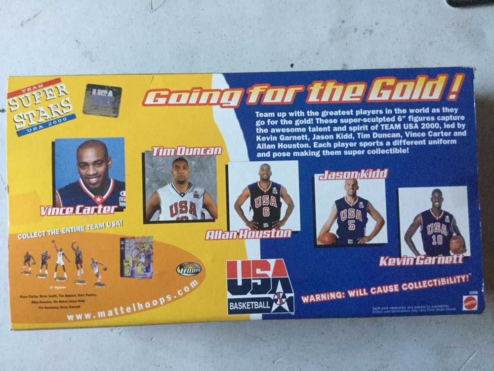 Super Stars Team USA 2000  Basketball Team Pack Target Exclusive B  action figure collectible [Barcode 074299259562] - Main Image 2
