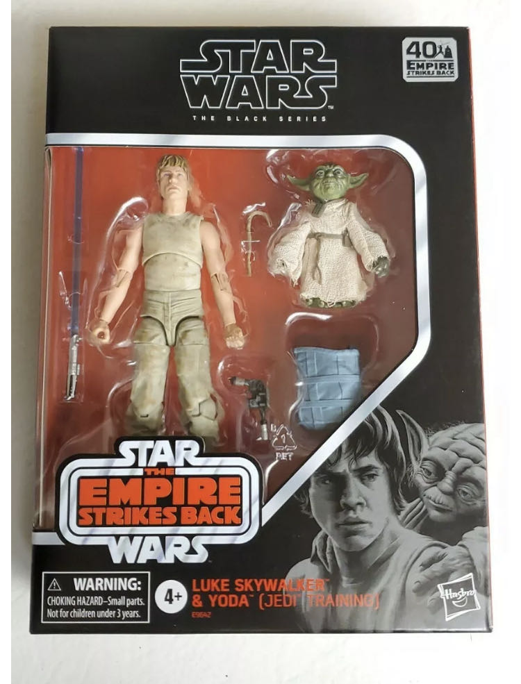Luke Skywalker with Yoda - Hasbro (Episode V (Star Wars : Empire Strikes Back)) action figure collectible - Main Image 1