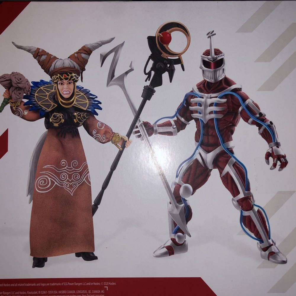 Mighty Morphin Power Rangers Lighting Collection - Lord Zedd & Rita Repulsa 2 Pack - Hasbro (Power Rangers Lightning Collection) action figure collectible [Barcode 5010993730377] - Main Image 2
