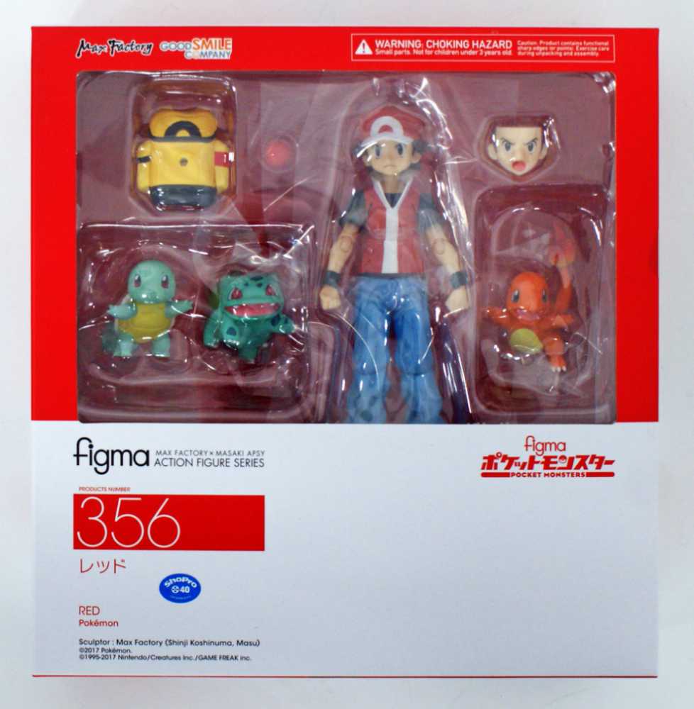 Figma 356 Red Pokémon Trainer - Figma Max Factory (Pokémon) action figure collectible [Barcode 820650030864] - Main Image 4