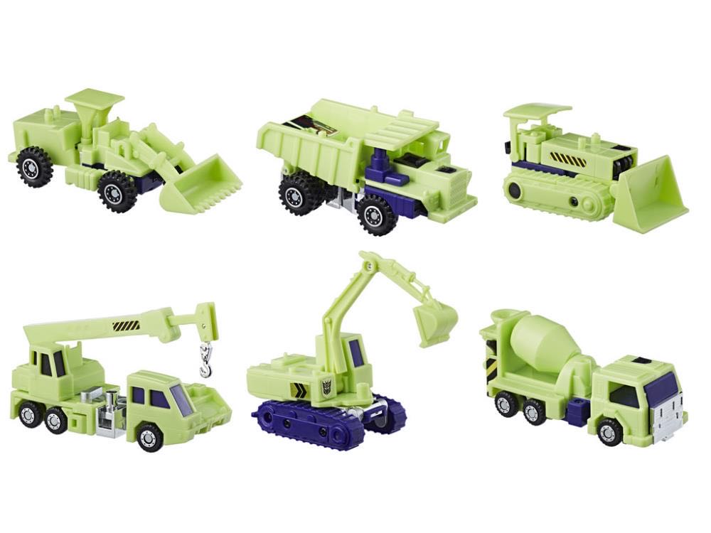 Devastator Constructicons 6-Pack (Bonecrusher, Hook, Long Haul, Mixmaster, Scavenger & Scrapper) - Hasbro (The Transformers) action figure collectible [Barcode 630509650460] - Main Image 4
