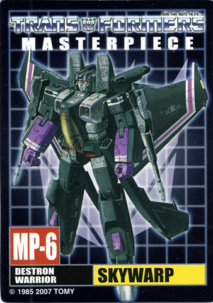 Skywarp MP-6 - Takara Tomy (Masterpiece Large Scale) action figure collectible [Barcode 4904810752431] - Main Image 4