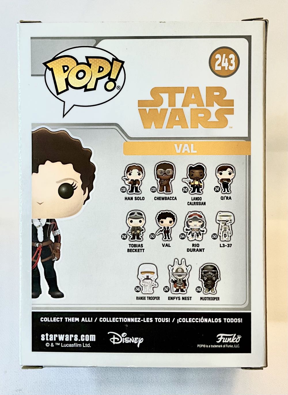 #243 Val  (Funko Pop!) action figure collectible [Barcode 889698269896] - Main Image 2