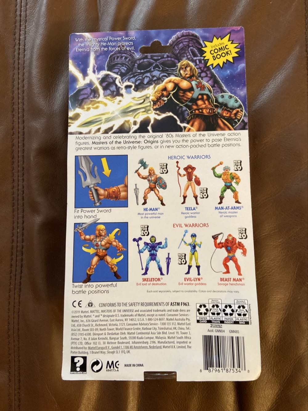 He-Man - Mattel (Masters Of The Universe Origins) action figure collectible [Barcode 887961875348] - Main Image 2