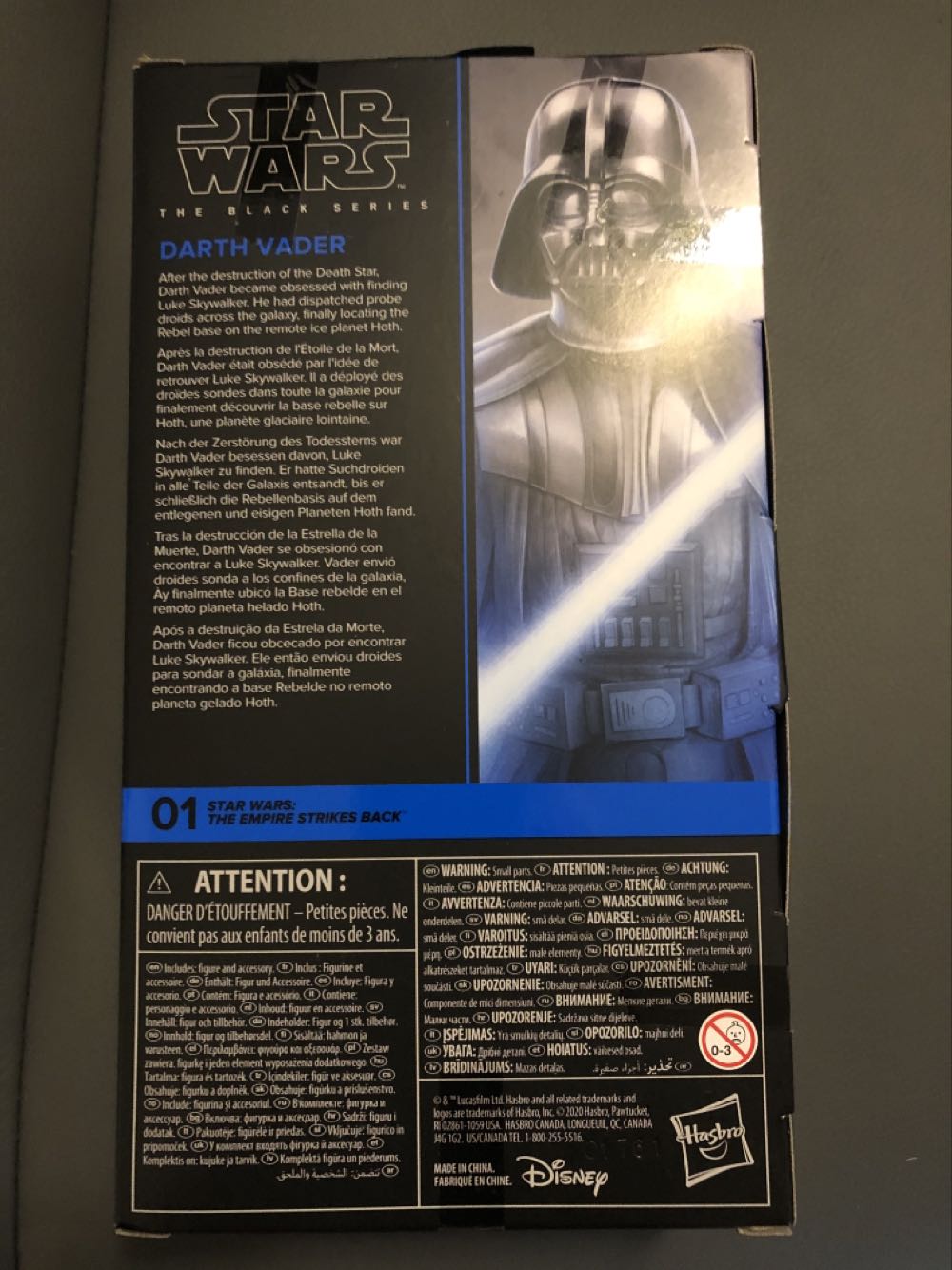 Star Wars - Darth Vader - Disney / Hasbro (Episode V (Star Wars : Empire Strikes Back)) action figure collectible - Main Image 2