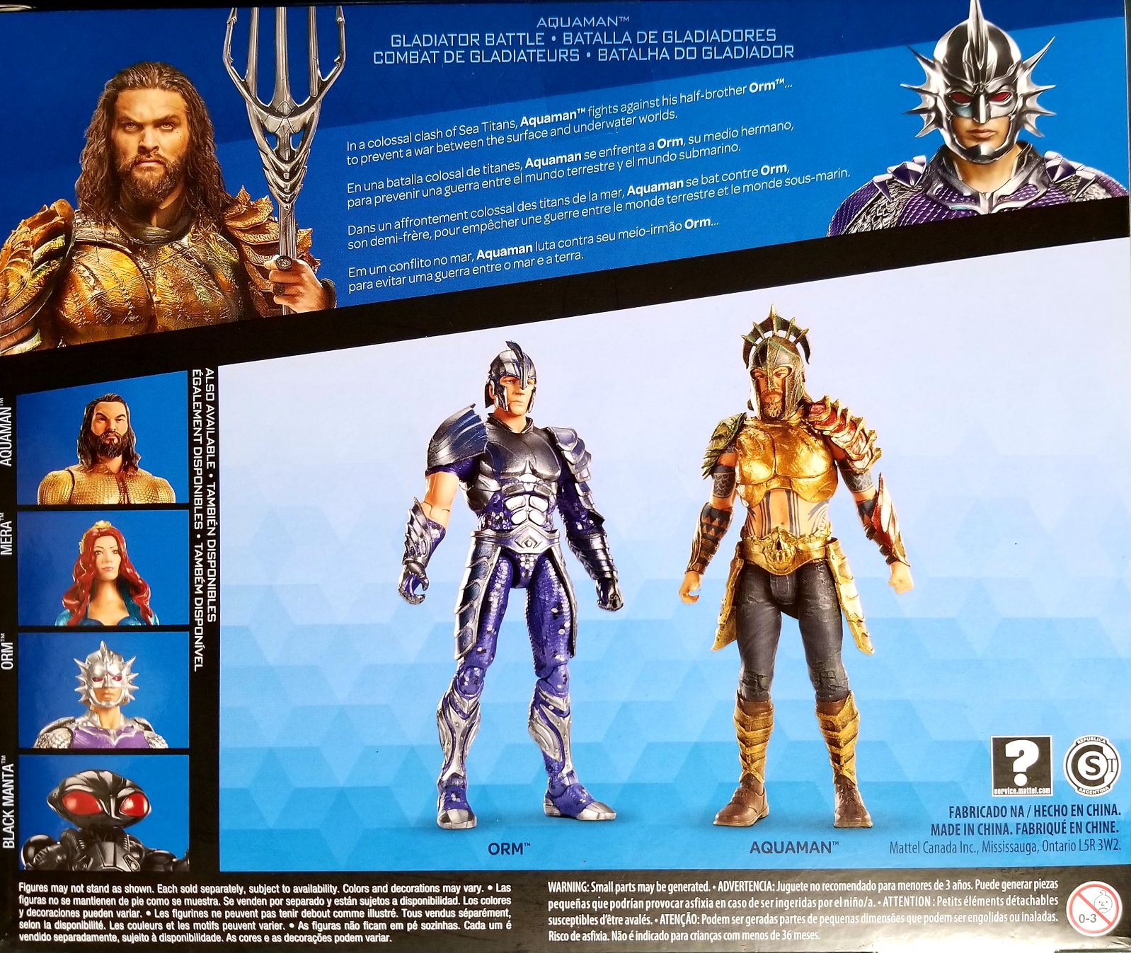 Aquaman - Gladiator Battle - DC Mattel (DC Multiverse Aquaman) action figure collectible [Barcode 887961707090] - Main Image 2